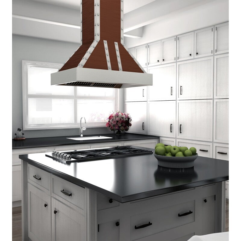 30" Designer Series Island Range Hood - (655ICSSSS30) -
