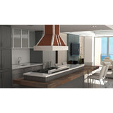 30" Designer Series Island Range Hood - (655ICSSSS30) -