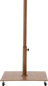 Amalfi - Aluminum Patio Umbrella - Light Brown Base / Light Brown Pole