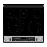 Whirlpool WEE745H0LZ range angle