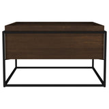 Fulton - Square - Mango Wood Coffee Table - Dark Brown