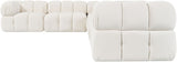 Orin - L-Shaped Velvet 6 Piece Modular Sectional