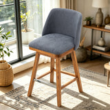 360° Swivel Bar Stool, Counter Height Kitchen Island Chair