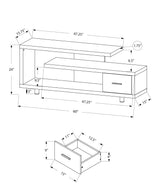 TV Stand, Console, Media Entertainment Center Storage Cabinet, Contemporary & Modern
