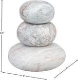 Pumpkin - 3 Piece Marble Decorative Object