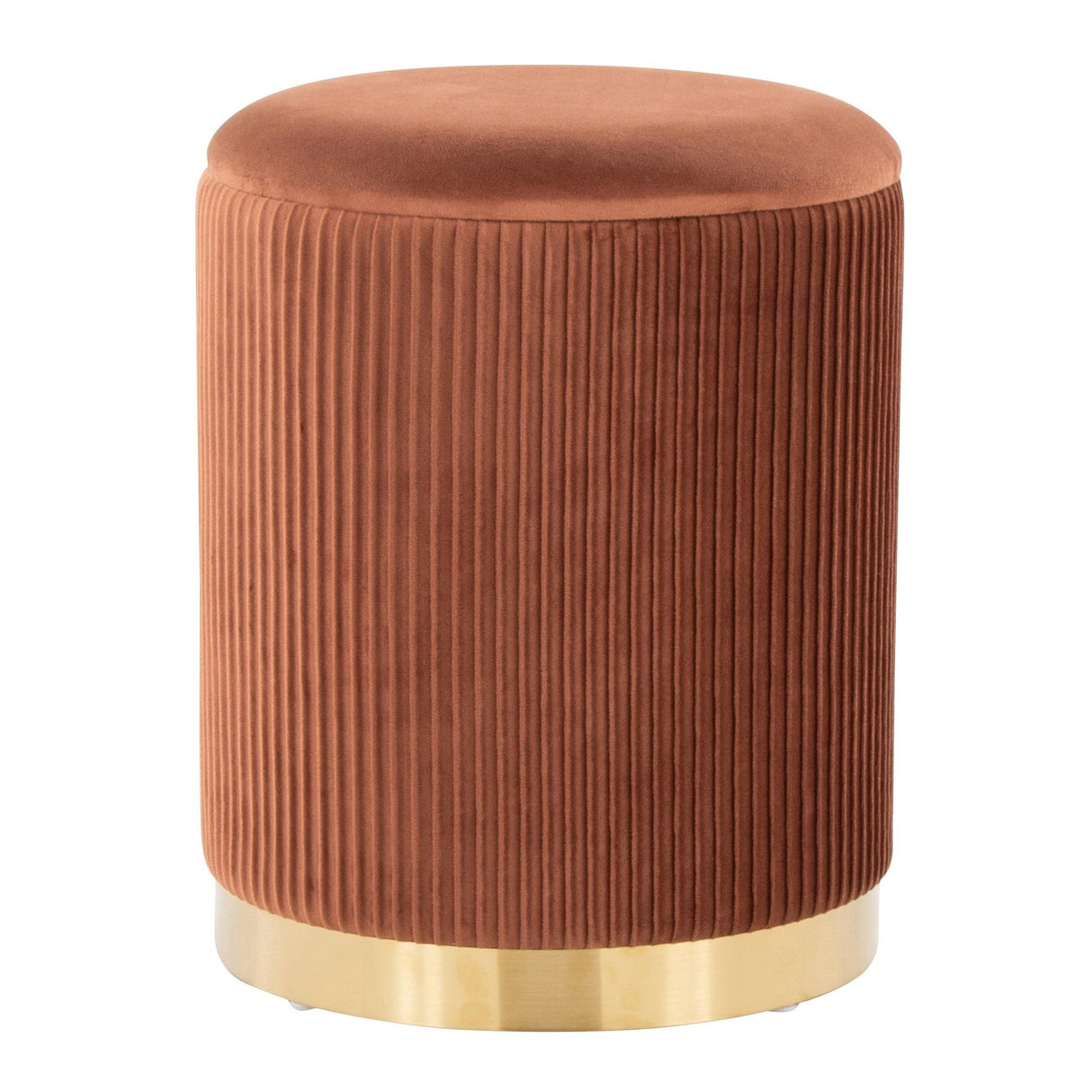 Marla - Nesting Pleated Ottoman Set