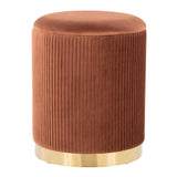 Marla - Nesting Pleated Ottoman Set