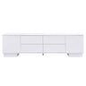 Modern TV Stand With Storage Cabinets, 4 Drawers