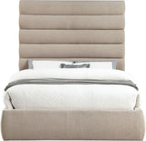 Adam - Linen Fabric Bed With 70.5" Headboard