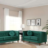 Chesterfield Loveseat 2 Seater Couch For Living Room