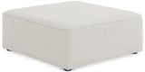 Cube - Linen Ottoman