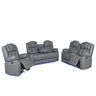 Raize - Power Living Room Set With Storage Console And Cup Holders
