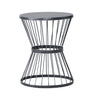 Lassen - Modern Outdoor Side Table With Hourglass Design