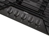 Whirlpool WCGK5036PV gas cooktop angle