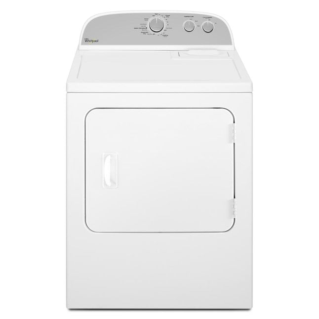 Whirlpool WGD4815EW 7 cu ft gas dryer white