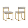 Anastasia - Dining Room Chair Set With Gold Frame