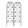 Metal Garden Trellis Rustproof Trellis For Climbing Plant Outdoor Flower Support