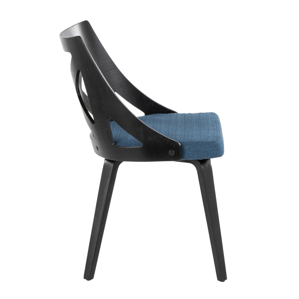 Charlotte - Farmhouse Chair (Set of 2) - Black Wood
