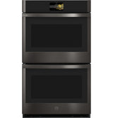 GE Profile PTD9000BNTS 30 inch double wall oven front view