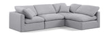 Indulge - Linen 4 Piece Modular Sectional