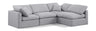 Indulge - Linen 4 Piece Modular Sectional