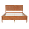 Classic Platform Bed Frame With Panel Headboard