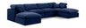 Indulge - Velvet 6 Piece Modular Double Chaise Sectional
