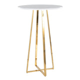 Cosmo - Bar Table - Gold Metal