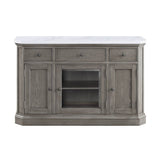 Zumala - Server - Marble Top & Weathered Oak