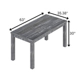 Albany - Solid Wood Dining Table For 6