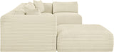 Shaggy - 6 Piece Modular U-Shaped Sectional