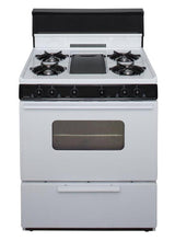 30 in. Freestanding Battery-Generated Spark Ignition Gas Range in White - (BFK5S9WP)