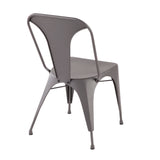 Austin - Industrial Dining Chair (Set of 2) - Matte Gray