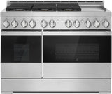 JennAir JGRP548HM 48 inch NOIR Pro-Style Gas Range Floating Glass Black