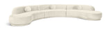 Avra - 177.5" Velvet Performance Fabric Upholstered Sectional