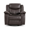 Rocker Recliner Chair With Manual Recline And 360° Swivel Base