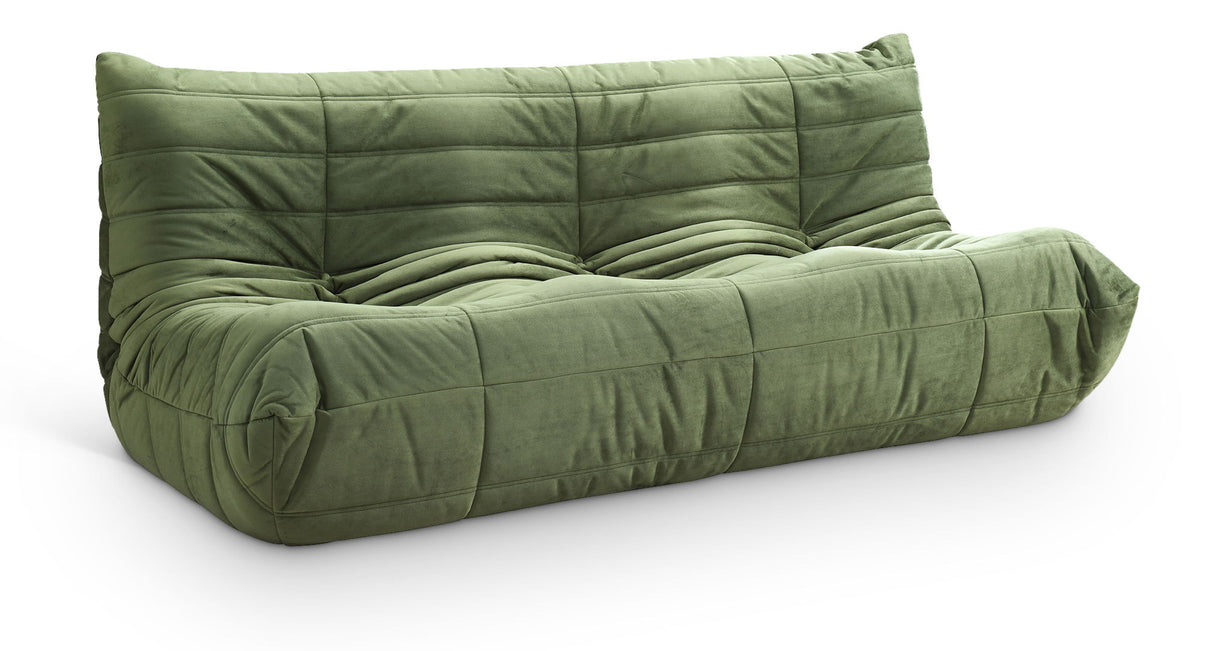 Relax - Velvet 77.75" Upholstered Sofa