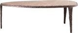 Gild - Aluminum Base And Genuine Marble Top Table - Bronze Finish