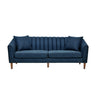 Contemporary 3 Seater Sofa With Plush Accents