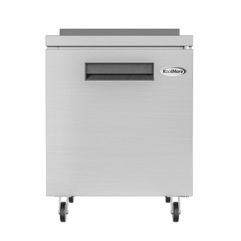 27 in. One-Door Worktop Freezer With 3.5 in. Backsplash - 6.3 Cu Ft. FWT-1D-6C.