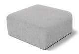 Arc - Boucle Fabric Ottoman