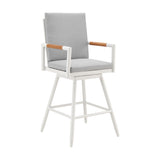 Crown - Outdoor Patio Swivel Bar Stool