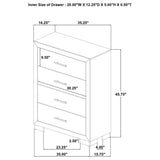 Merritt - 4 Drawer Bedroom Chest - Light Oak