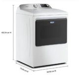Maytag MGD6205RW smart top load gas dryer additional view