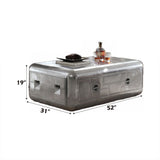 Brancaster - 19" Coffee Table - Aluminum