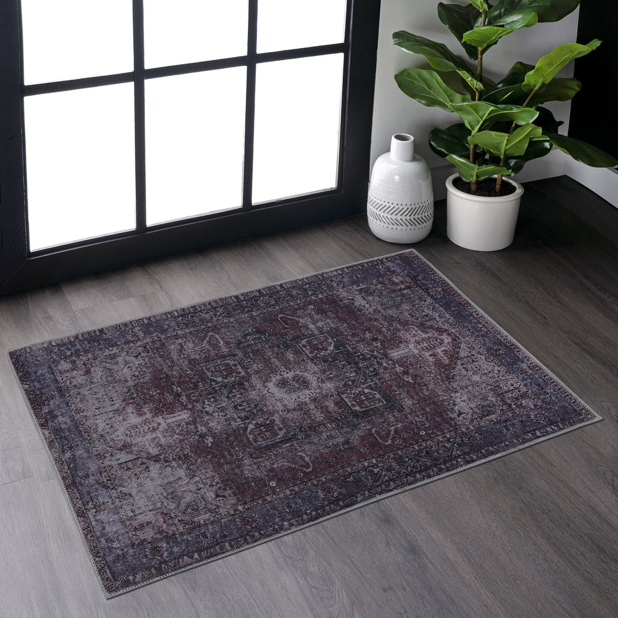 Maval - Unique Washable Area Rug