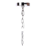 Tangier - Metal Pendant Lamp - Polished Nickel, Clear Crystal