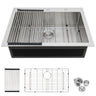 Kitchen Sink Drop In, Stainless Steel Single Bowl, Topmount