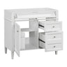 Bathroom Vanity With 2 Drawers And Tip-Out Drawer, Storage Cabinet