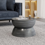 Sparling - Modern Iron Hourglass Coffee Table